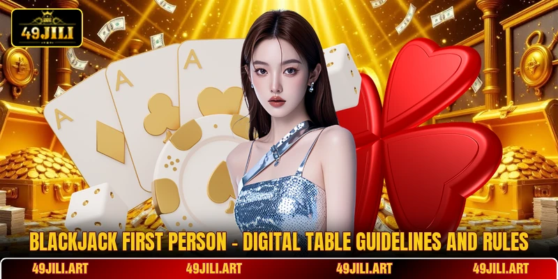 Blackjack First Person - Digital Table Guidelines And Rules Blackjack First Person