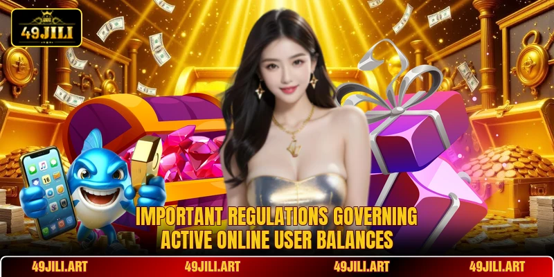 Important regulations governing active online user balances Important regulations governing active online user balances