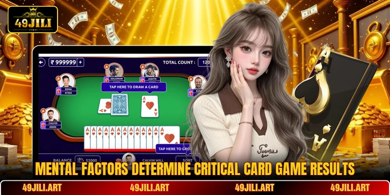 Mental factors determine critical card game results Mental factors determine critical card game results