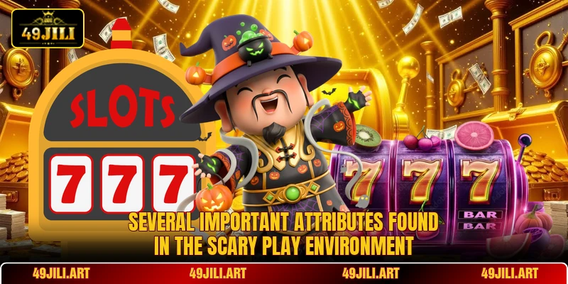 Several important attributes found in the scary play environment Several important attributes found in the scary play environment
