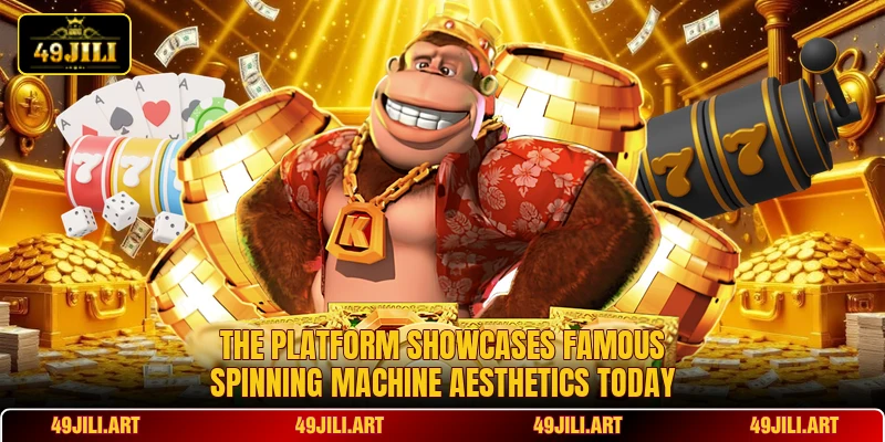 The platform showcases famous spinning machine aesthetics today The platform showcases famous spinning machine aesthetics today