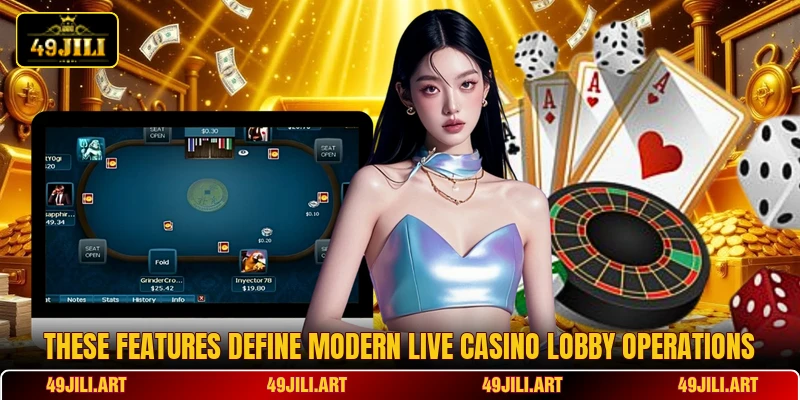 These features define modern live casino lobby operations These features define modern live casino lobby operations